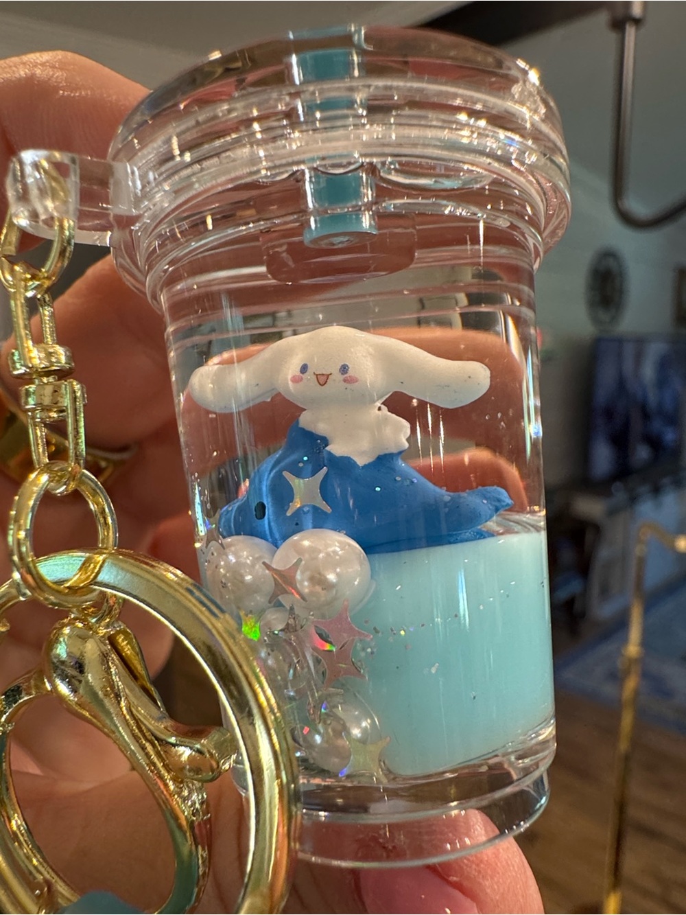 Kids Cute Drink Charm Keychain - Blue, Purple, Green, Pink-FREE w/$150 purchase - Picture 6 of 6